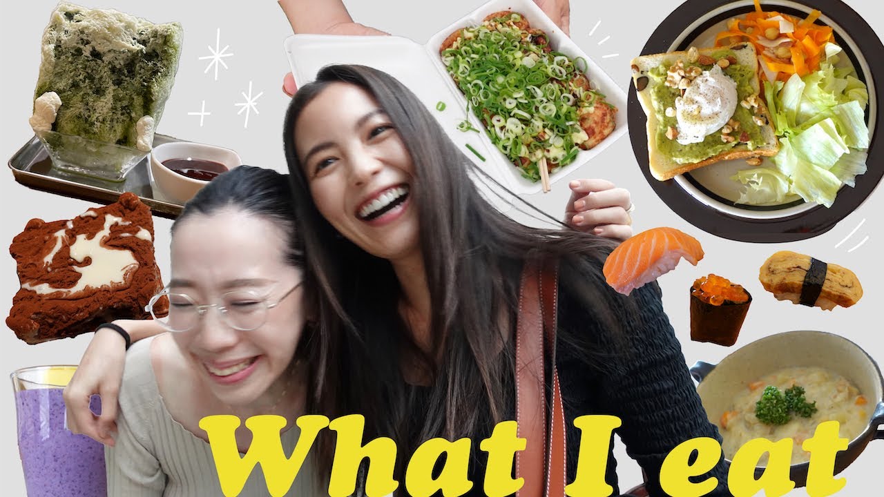what's i eat】女子２人のとある日の１日の食事！