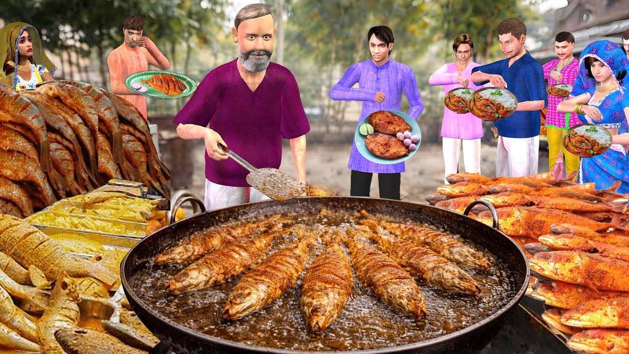 Crispy Fish Pakoda | Mumbai समुद्र के किनारे FISH PAKORA Street Food Hindi Story