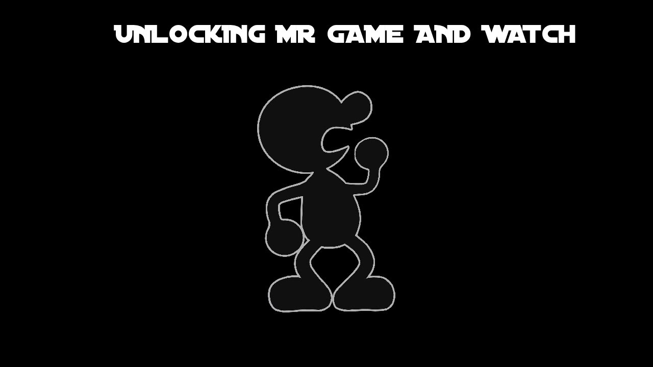 Super Smash Bros Brawl - Unlocking Mr Game And Watch