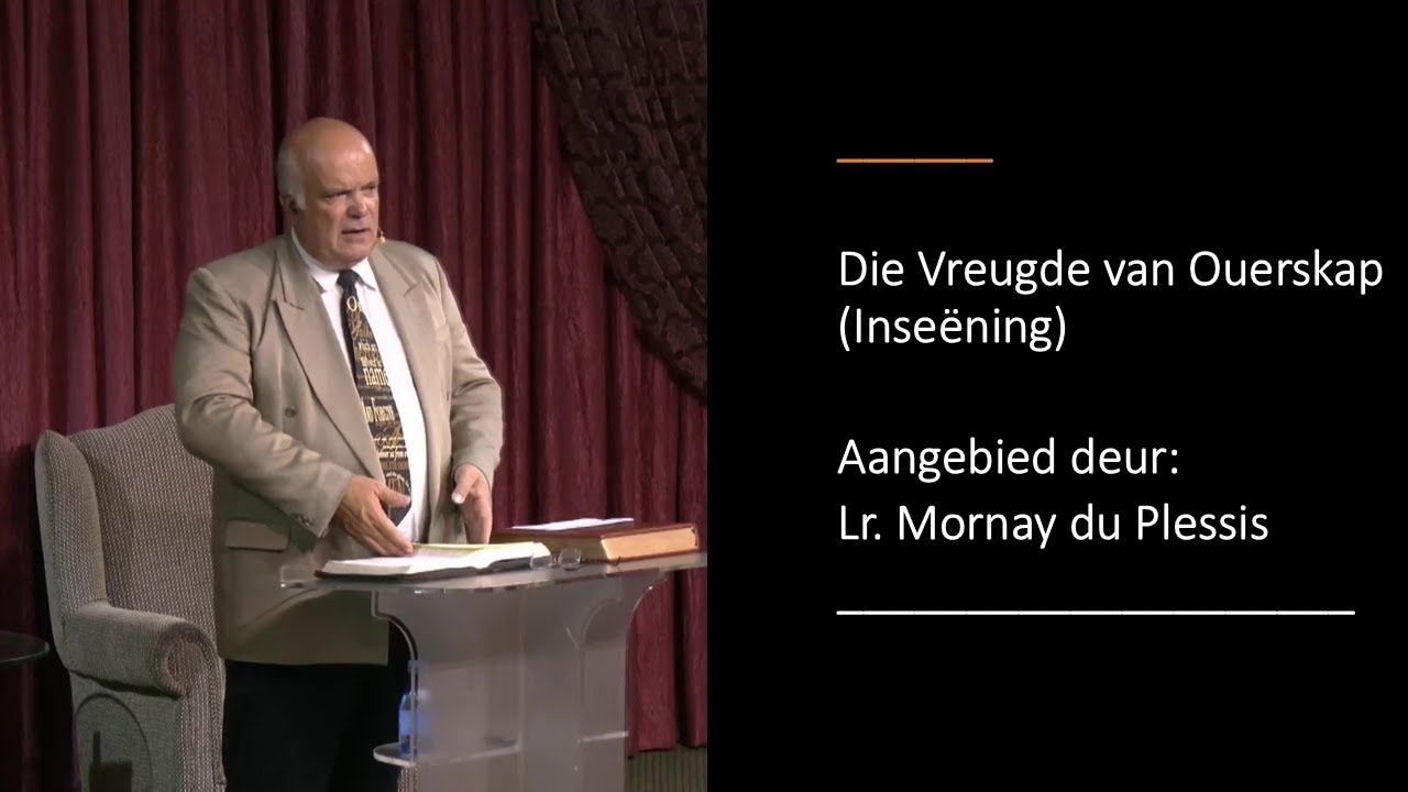 17 Jan 2026: 11h00 - Lr. Mornay du Plessis - Die Vreugde van Ouerskap (Inseëning) - Erediens