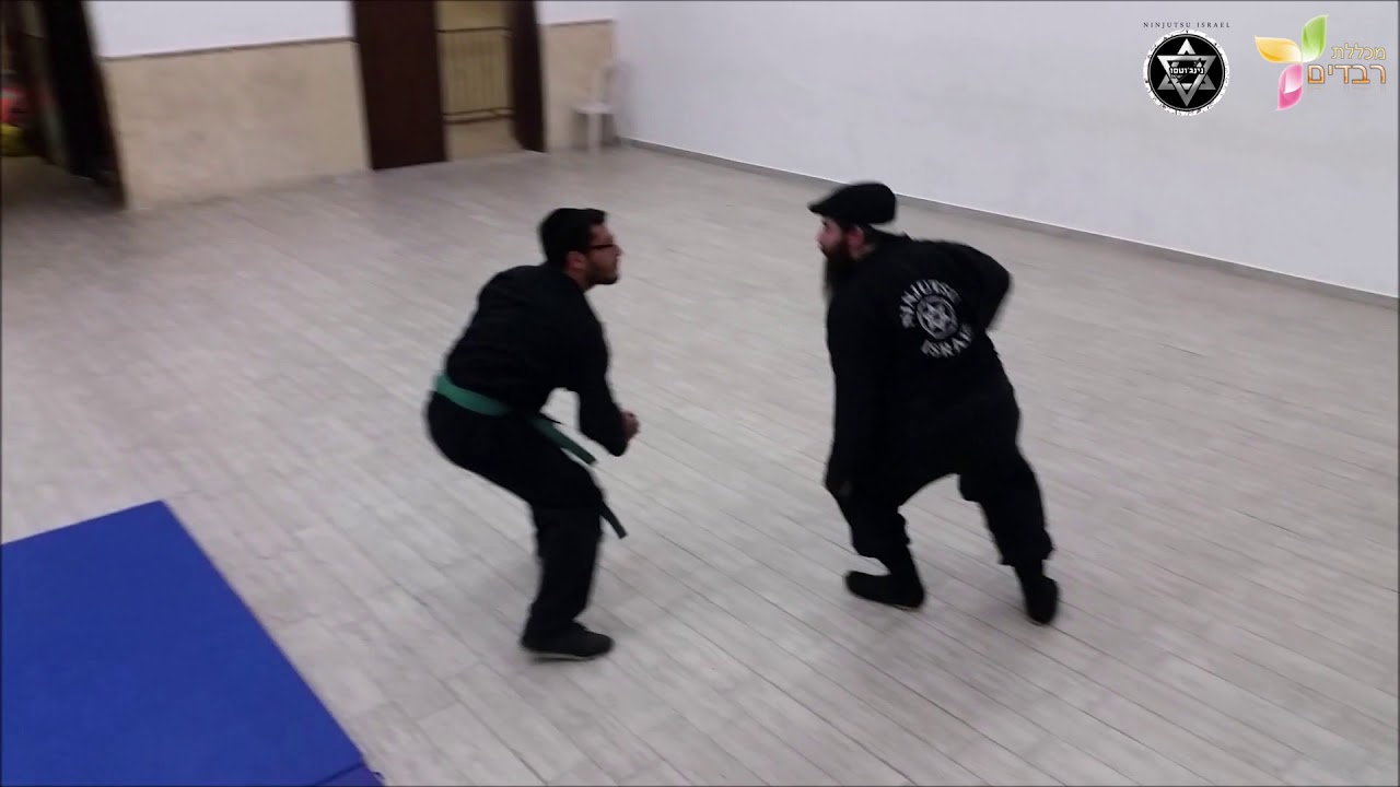 נינג'וטסו ישראל / מכללת רבדים הסבר על בריחה מסכין כיכר השבת