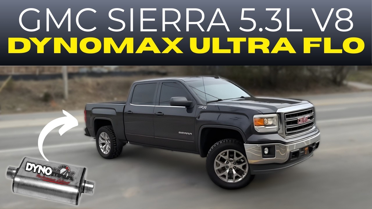 GMC Sierra 5.3L V8 2015 года выпуска с системой Dynomax Ultra Flo!