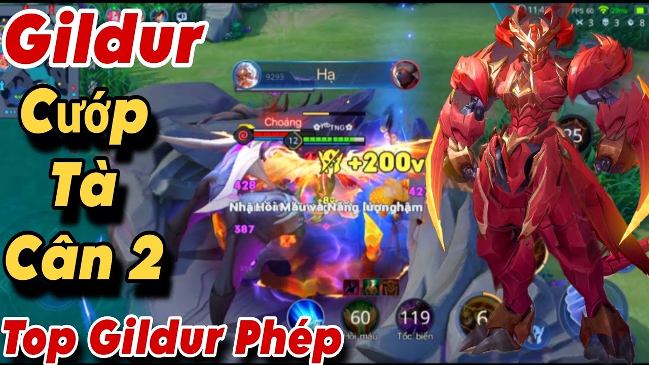 Gildur Full Phép Đẳng Cấp Combo Ulti Tốc Biến Cân 2 Cướp Luôn Tà Thần Murad Cay Cú