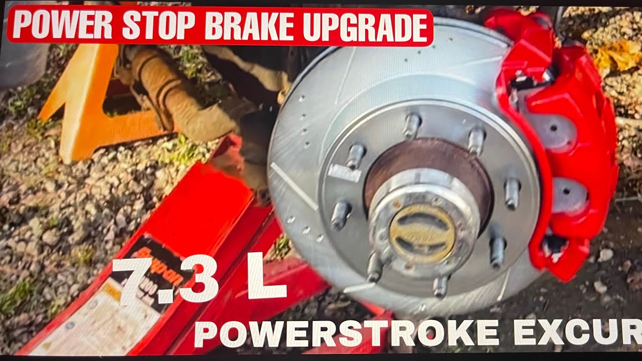 PROJECT X, installing power stop brake rotors and calipers