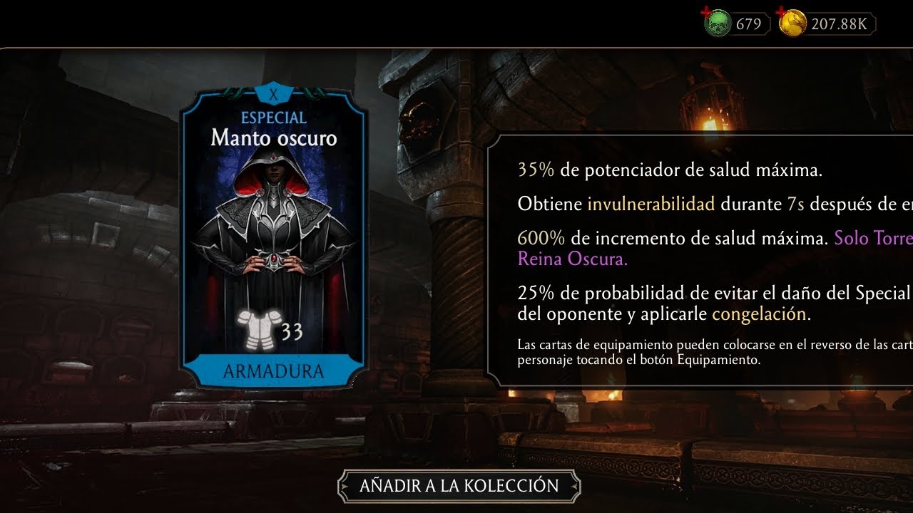 KRIPTA 1 - COSINGO EL MANTO OSCURO (OsiriEloyMK) MORTAL KOMBAT MOBILE