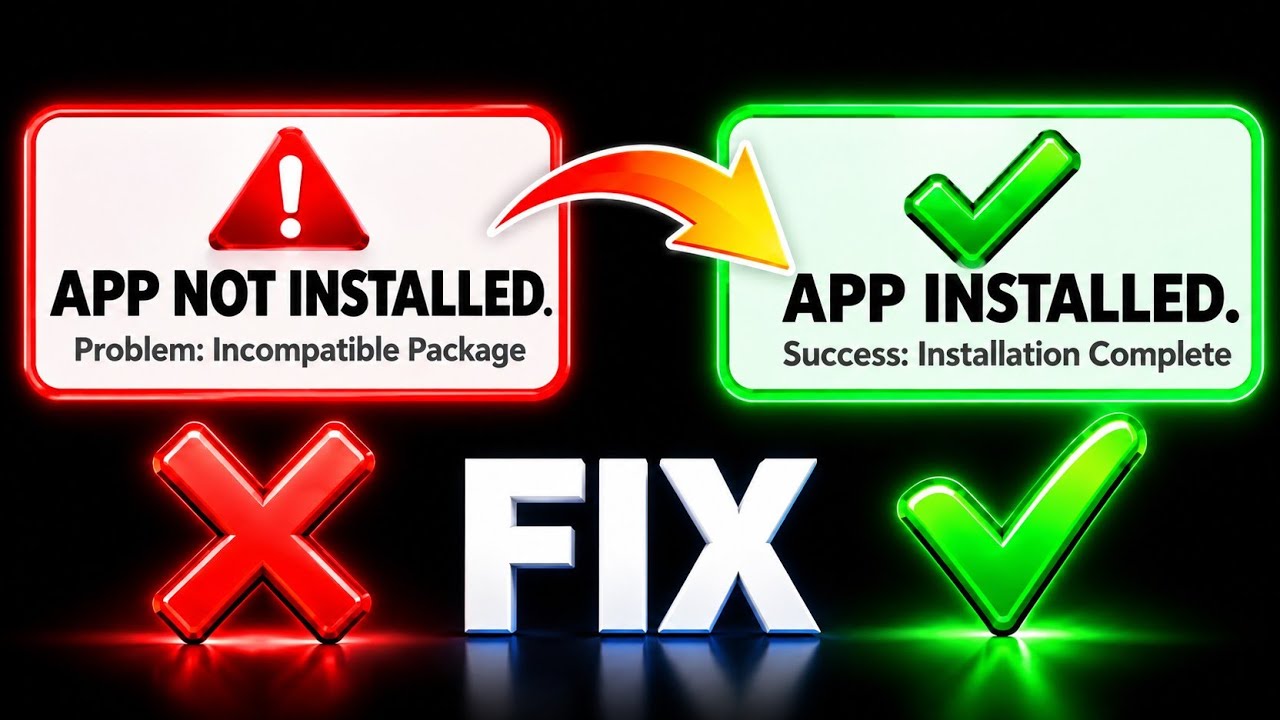 App Not Installed Error Fix 100% 🔥 | Any Android App Install Problem Solved