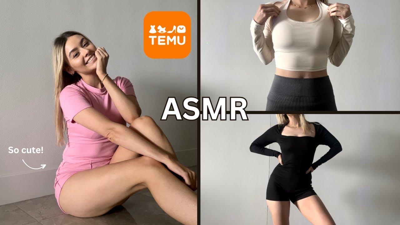 ASMR TEMU Activewear Try-on Haul 👀 Is it Worth it?!