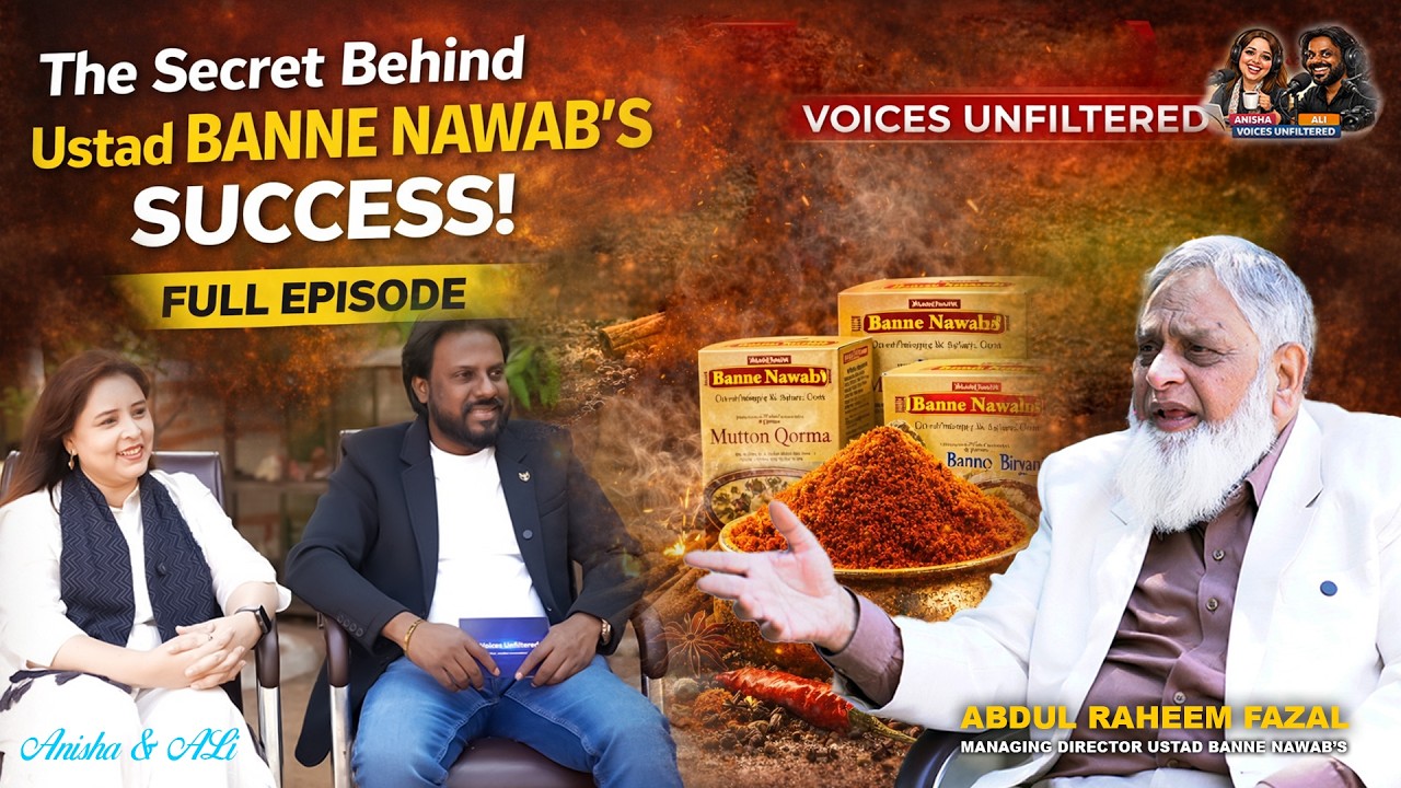 The Secret Behind Ustad Banne Nawab's Success | From Masala to Global Taste | Voices Unfiltered