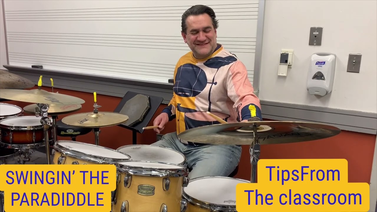 The HIP HOP PARADIDDLE - swinging the rudiments! - hip hoppadiddle TIPS FROM THE CLASSROOM-