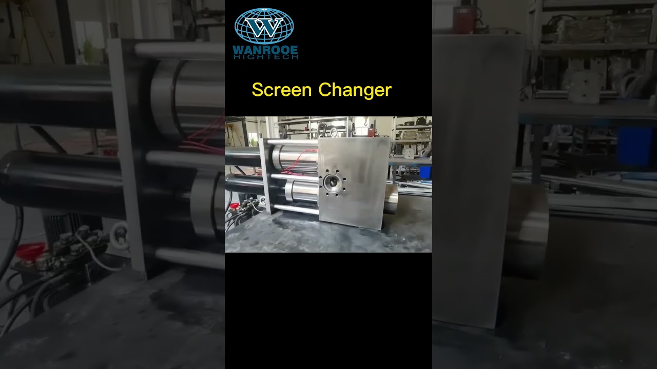 Plastic Pelletizer Machine Plastic Granulator Line of Screen Changer #shorts #machine  #recycle
