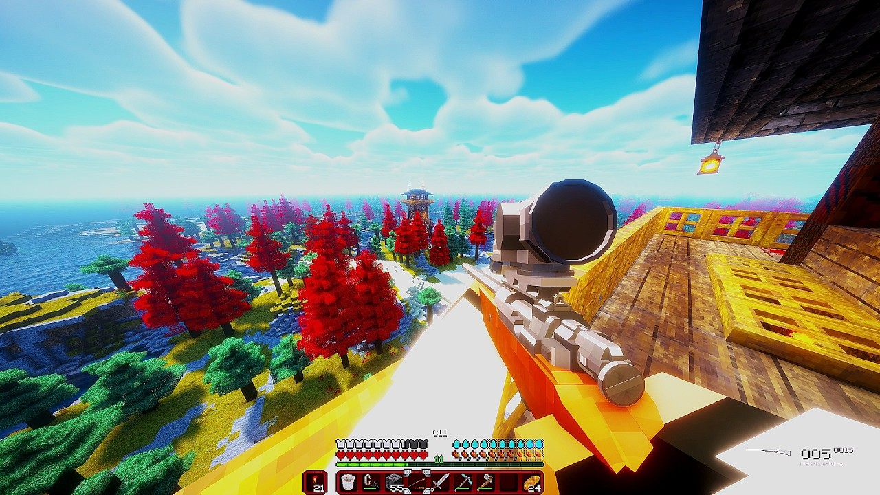 THIS TIME THE MONSTER IS RUNING FROM ME!! DREAD HORROR MINECRAFT