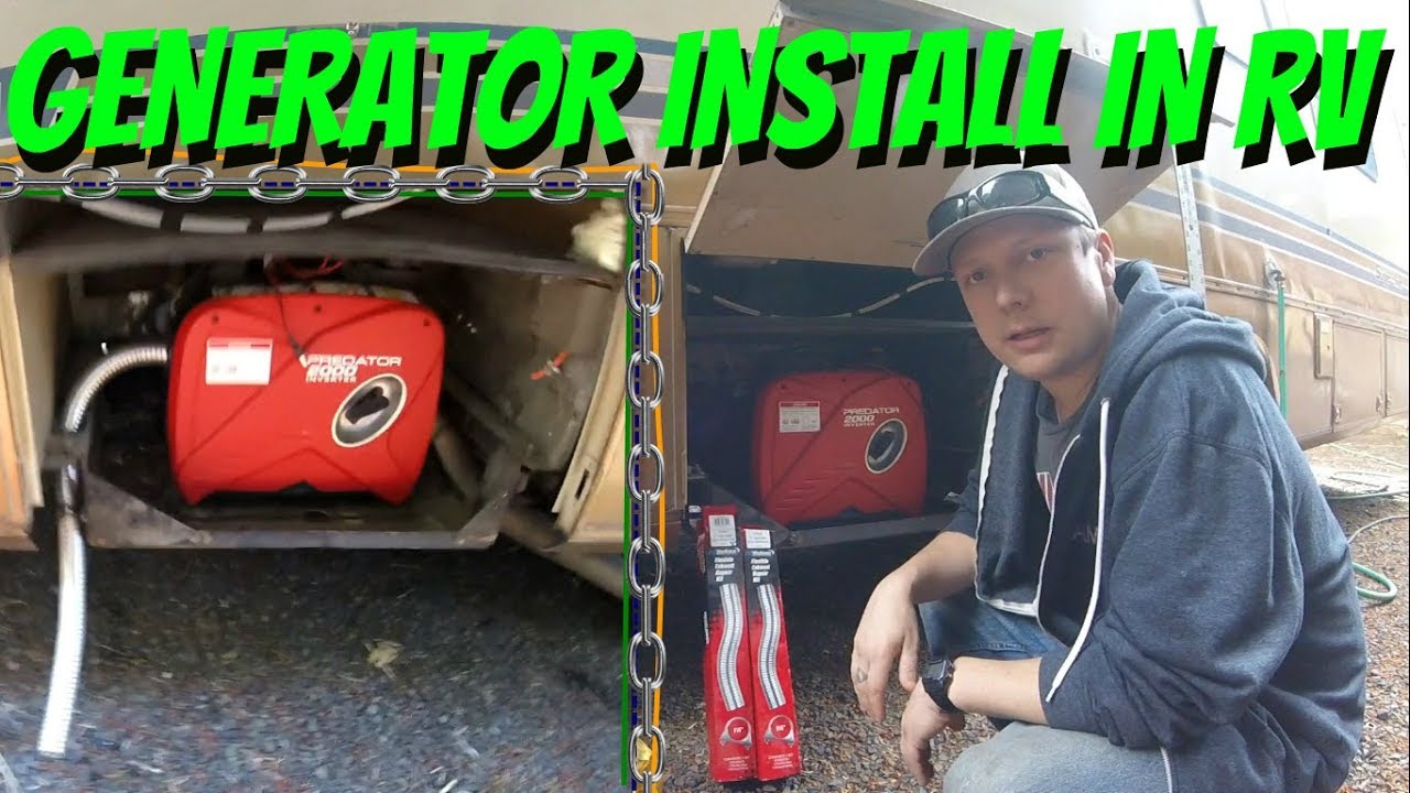 PORTABLE GENERATOR INSTALLED IN RV