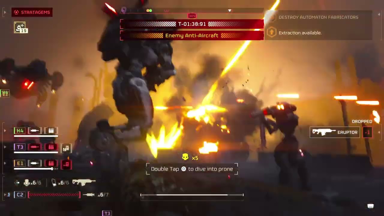#HellDivers2. Space divers standing their ground on cyberstan.