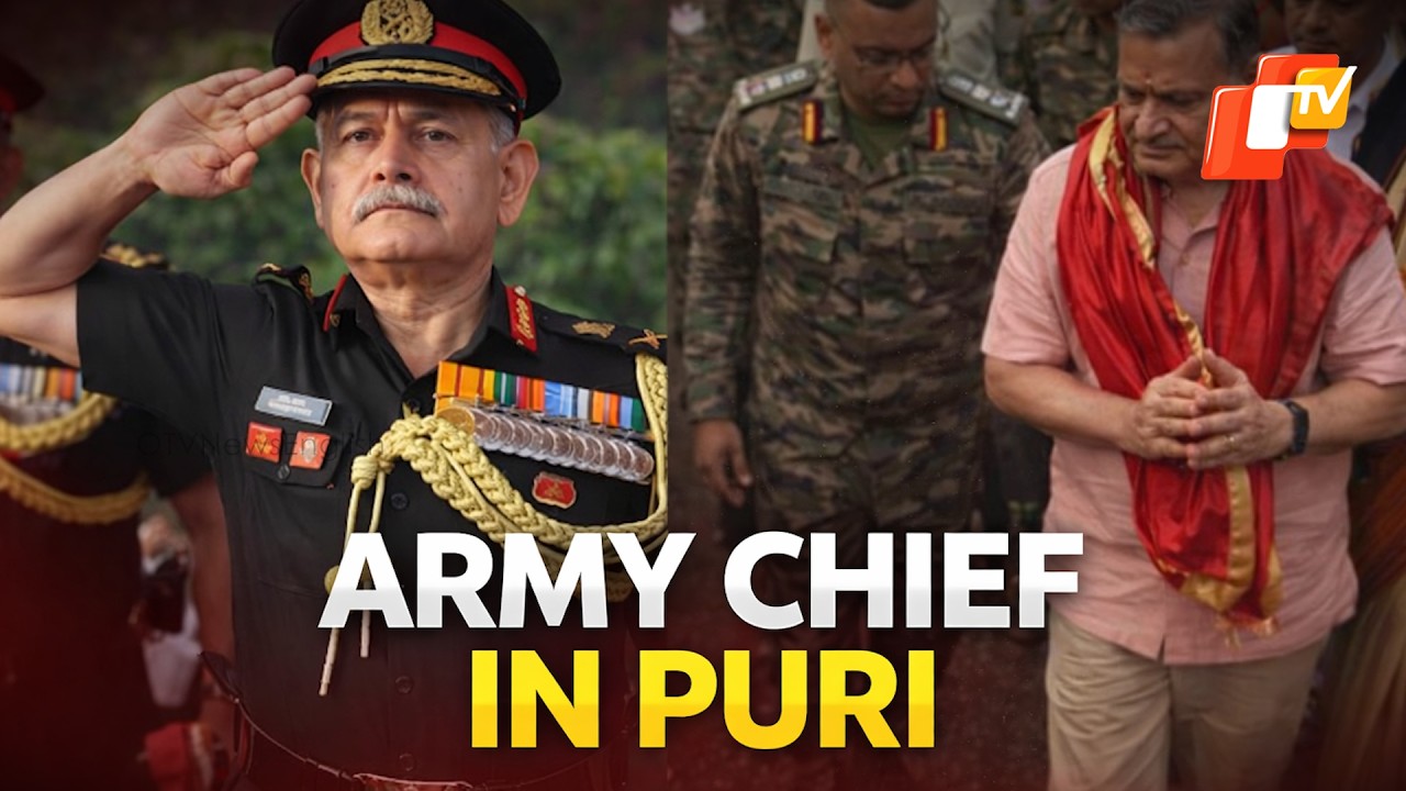 Army Chief General Upendra Dwivedi Visits Puri Jagannath Temple During Odisha Tour