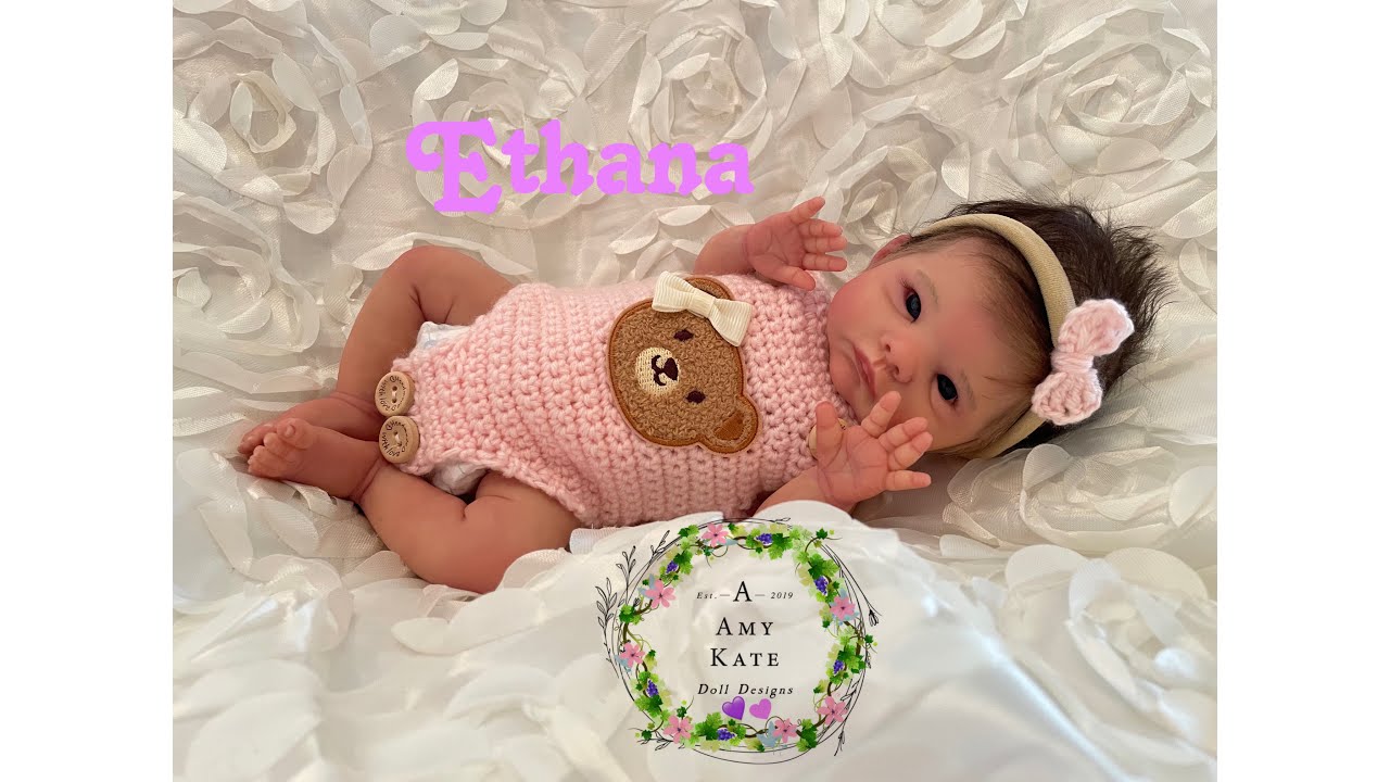 🍼 🧷 New – Precious Silicone Baby Girl Doll 'Ethana'💓(She is the twin girl to brother Ethan)