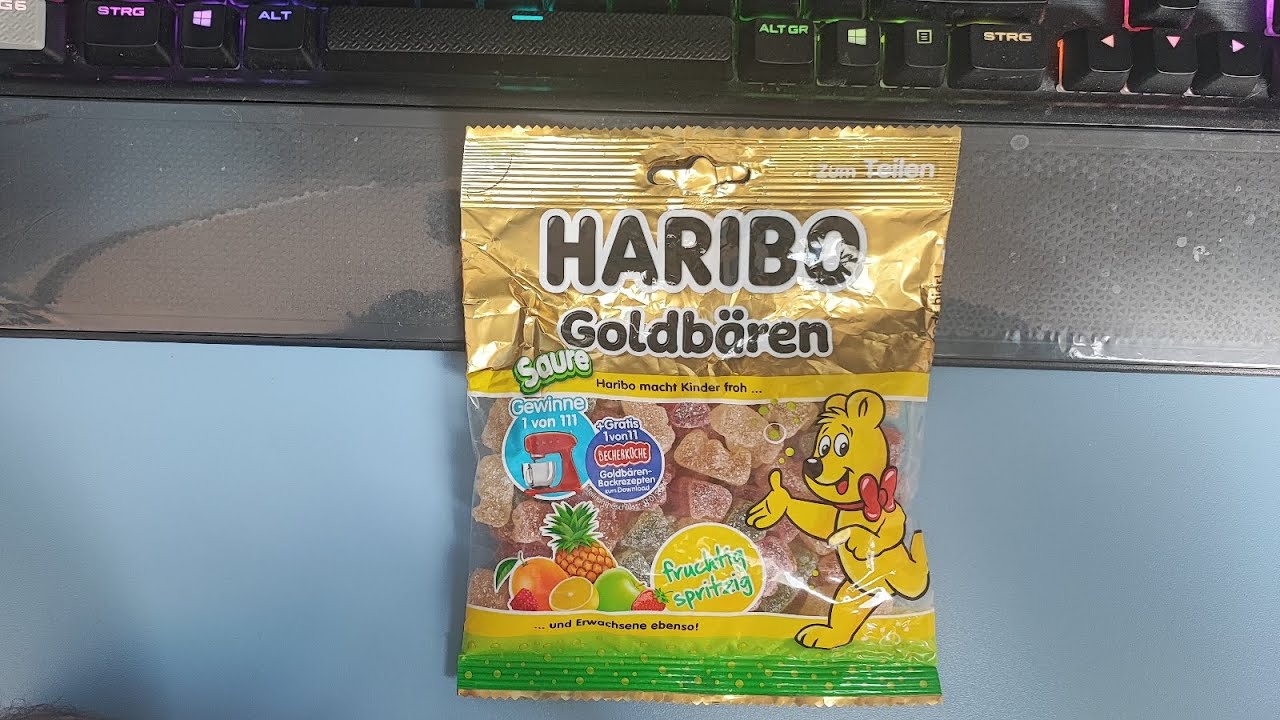 Let's Taste #33 HARIBO saure Goldbären