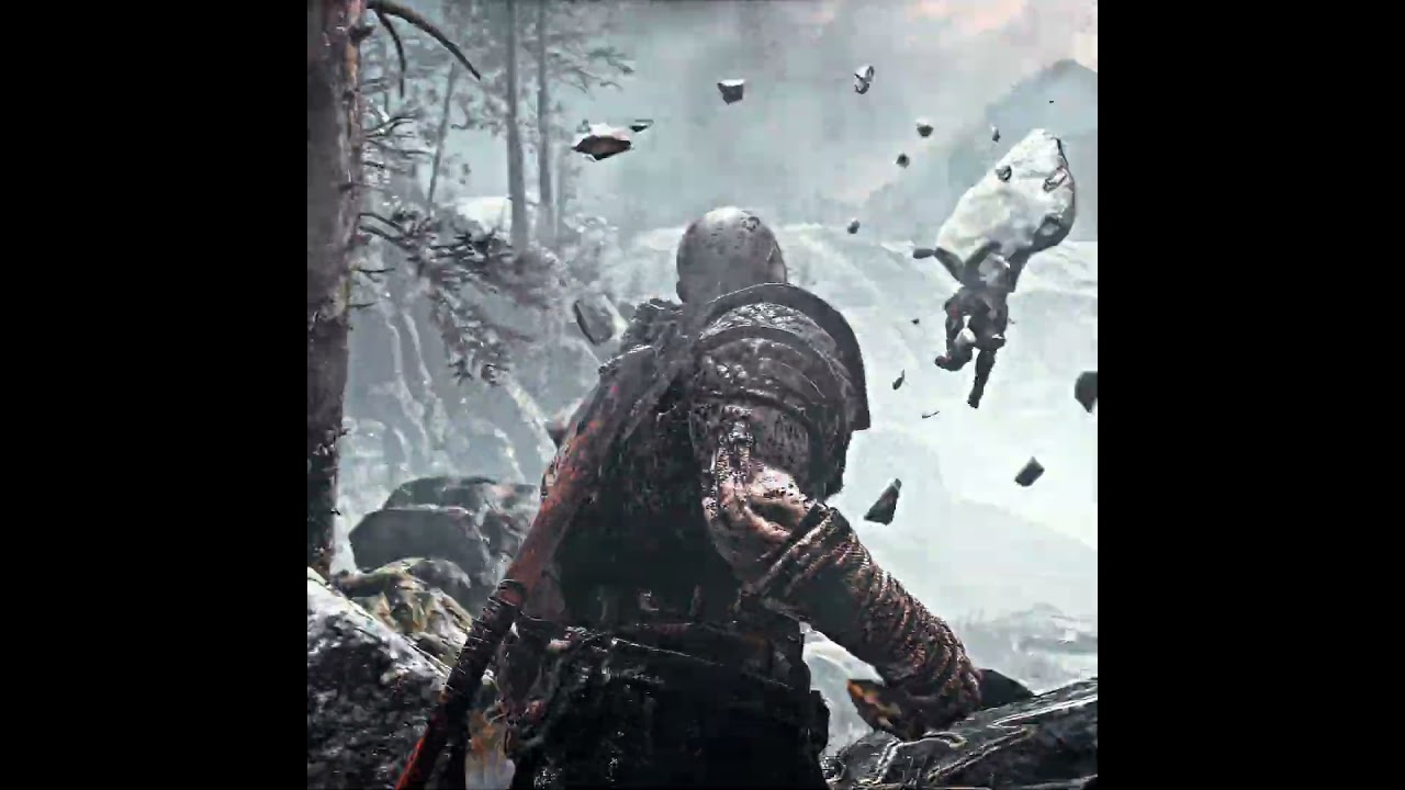 Kratos fights with Baldur┃God of War [4K] #shorts