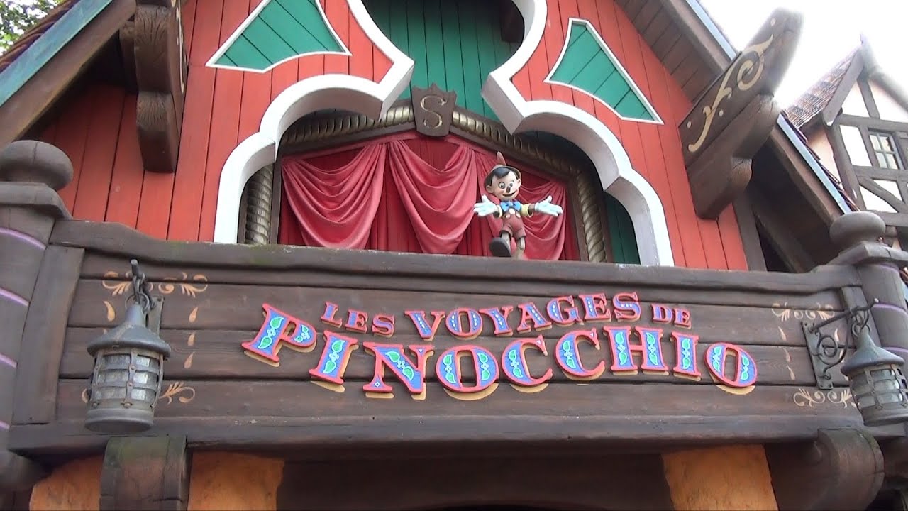 Les Voyages de Pinocchio at Disneyland Paris - Full Ride-Through Experience HD Oct 2014
