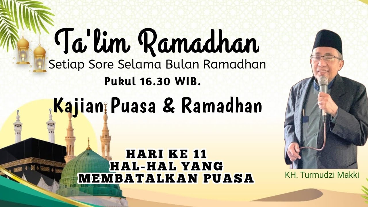 Hal-hal yang membatalkan puasa | Kriteria Hubungan intim yg terkena kafarah besar | Ngaji hari ke 11