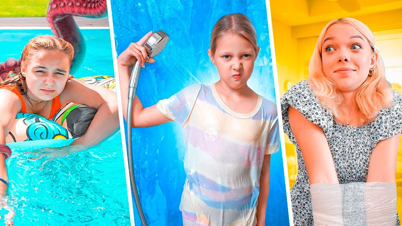 НАЙ-ЛУДИТЕ ЧЕЛЕНДЖИ 💰 Кой ще издържи последен за 1000$? И 24 часа в басейна 🔥 Amelka Karamelka BG