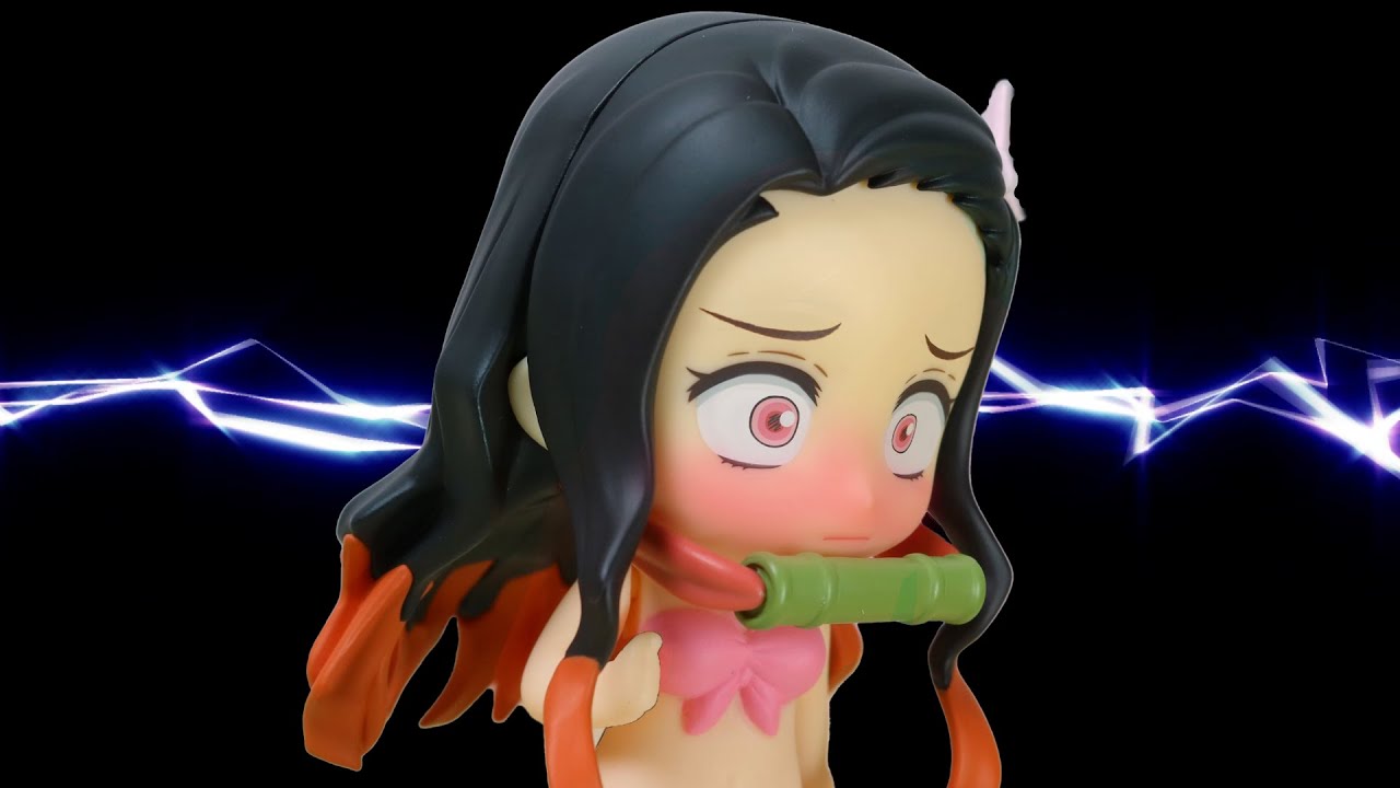 禰豆子ちゃんに走るとんでもない衝撃【鬼滅の刃】【コマ撮り】【ねんどろいど】