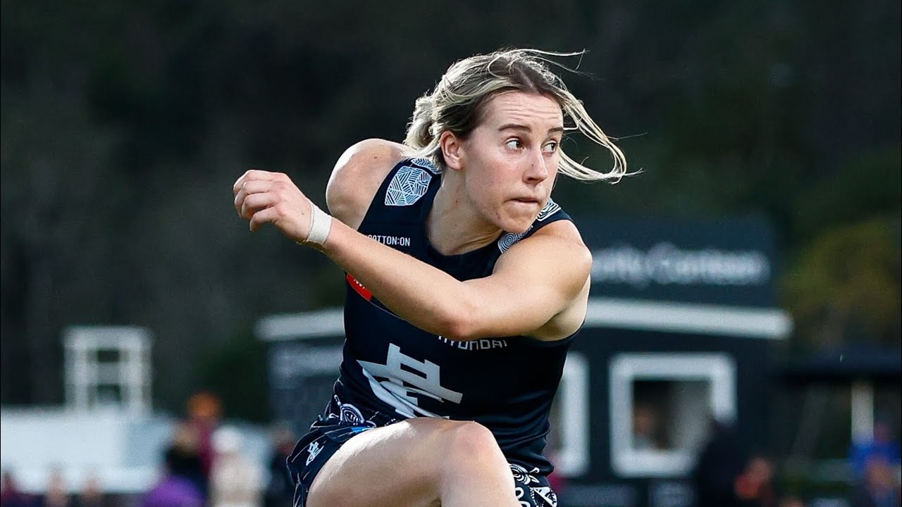 Mimi Hill - AFLW 2025 Round 3 Highlights - Carlton @ Brisbane