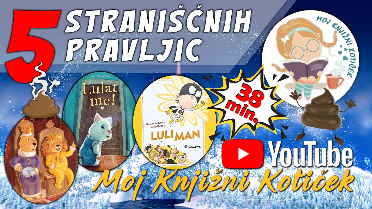 🚽 5 STRANIŠČNIH PRAVLJIC - skupek pravljic za lahko noč