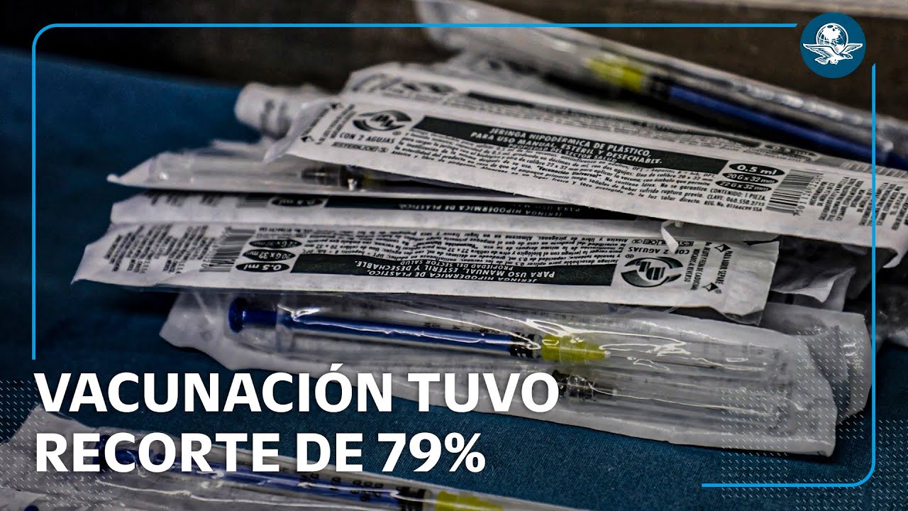 Gastan menos en vacunación; sólo 21% de lo asignado #EnPortada