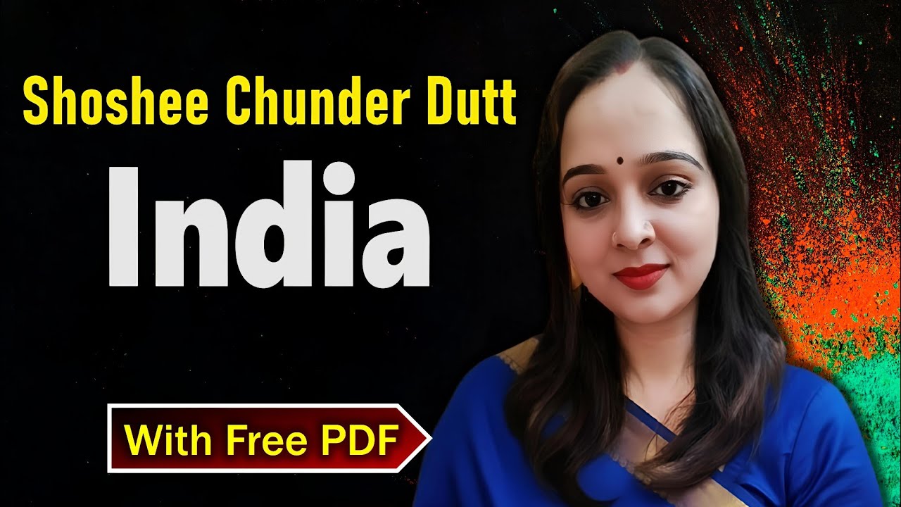 India Poem by Shoshee Chunder Dutt | India Poem | India by Shoshee Chunder Dutt
