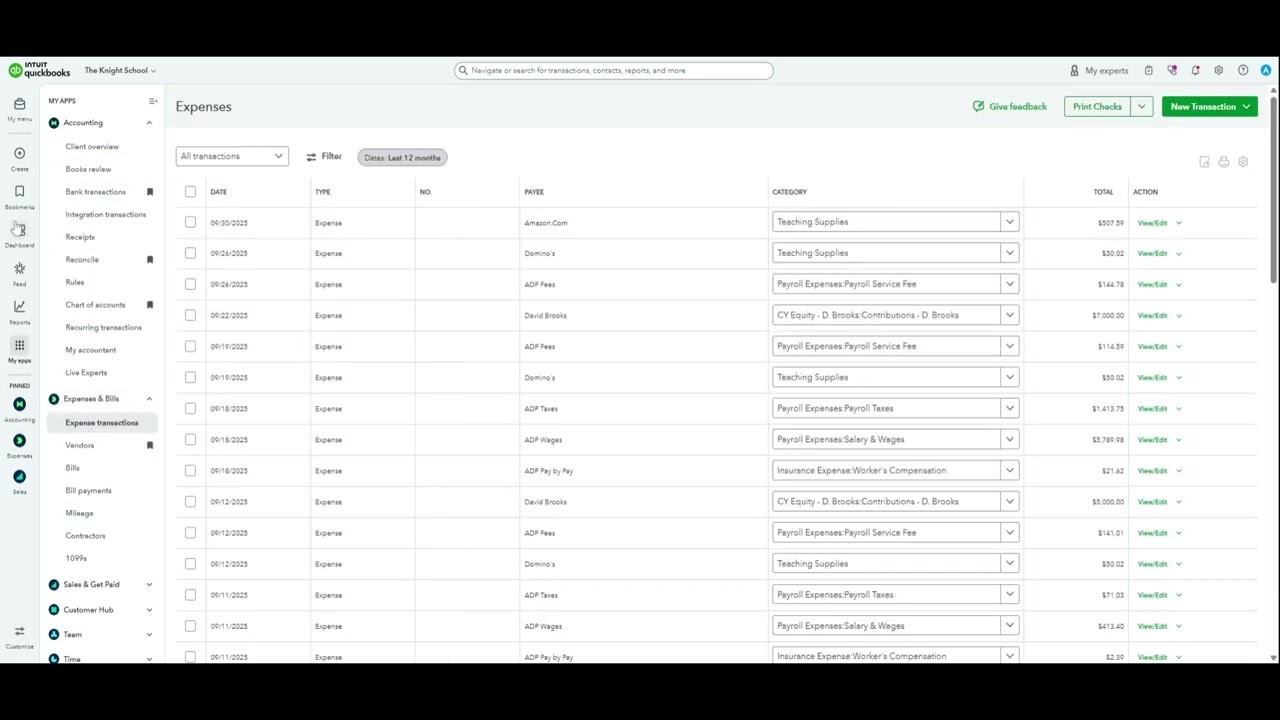 New QBO Navigation Highlights