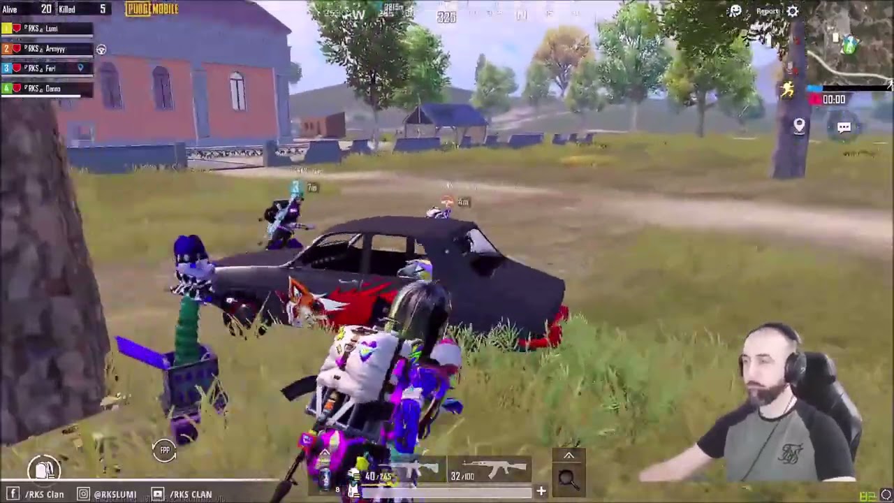 RKS CLAN - QFAR PUSH'A TRANUM ENEMY ! PUBG MOBILE