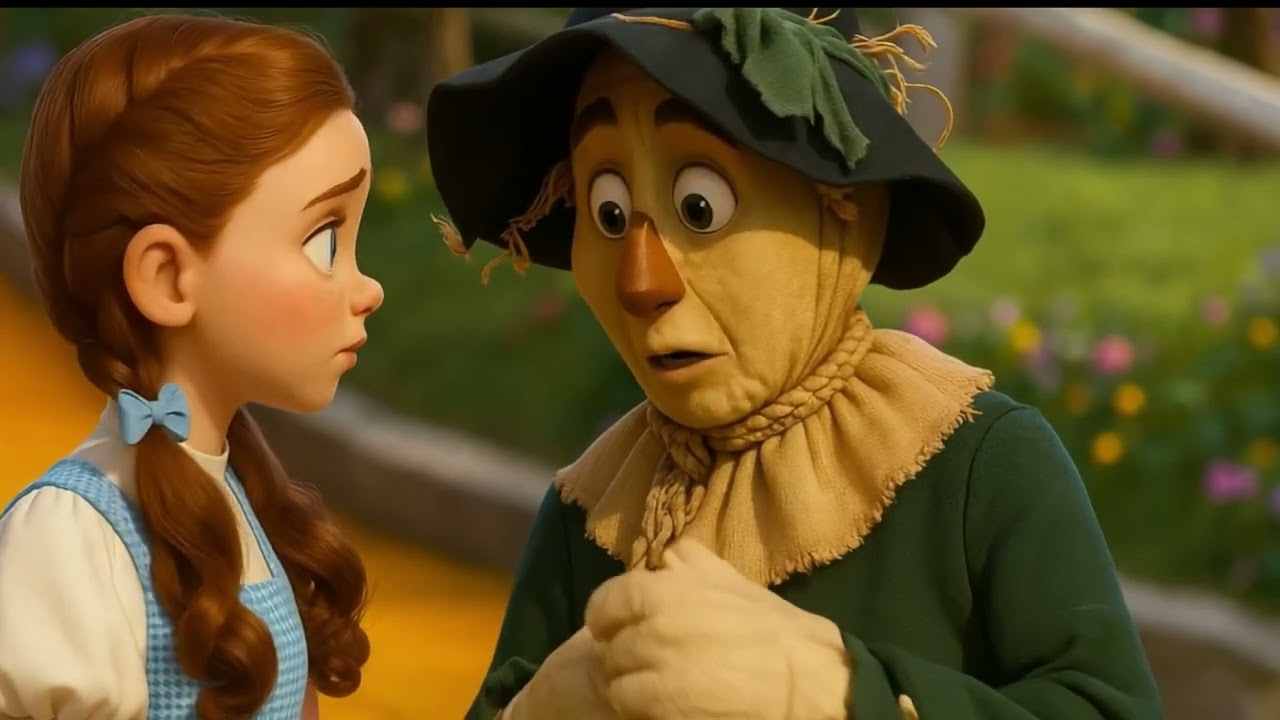 If Disney's Pixar did Wizard of Oz #wizardofoz #pixarstyle #animation #mgm #disney #judygarland