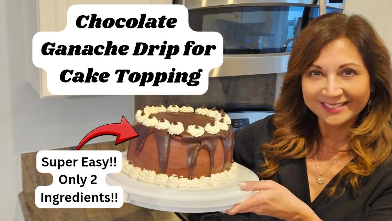 Chocolate Ganache - Only 2 Ingredients!! Super Easy Recipe!