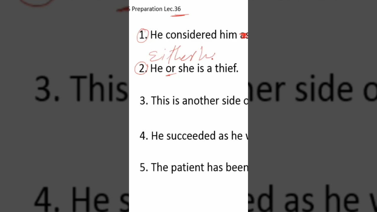 css preparation correction of sentences