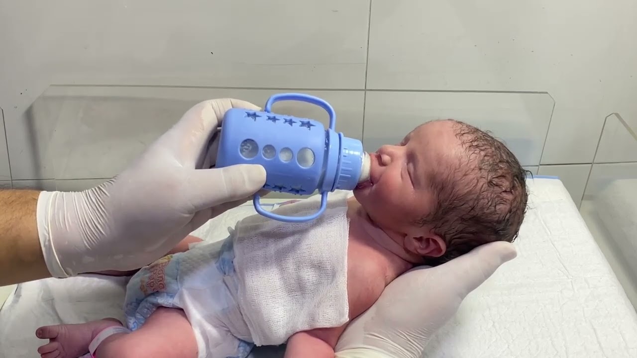 Cute Little Baby in NICU | Feeding Time with Nurse Love & Care 🤲❤️
