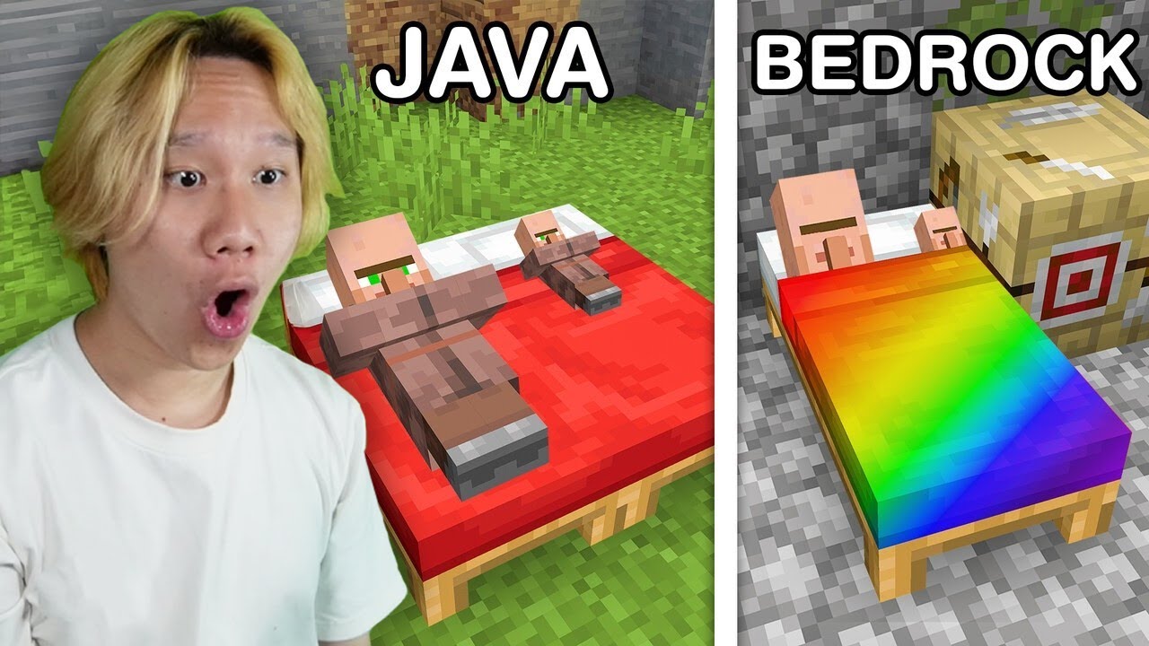 ทดสอบความลับที่คุณอ่านไม่เคยรู้ Java vs Bedrock