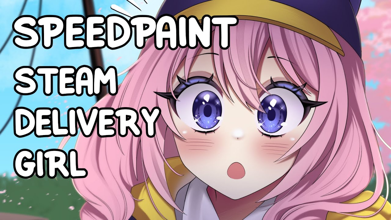 [Speedpaint] Steam Delivery Girl Fanart