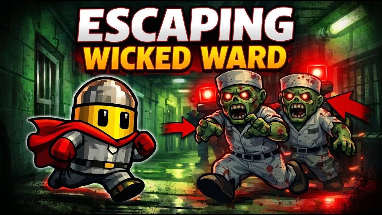 Escaping the Wicked Ward DLC in The Escapists 2 – Full Escape Run