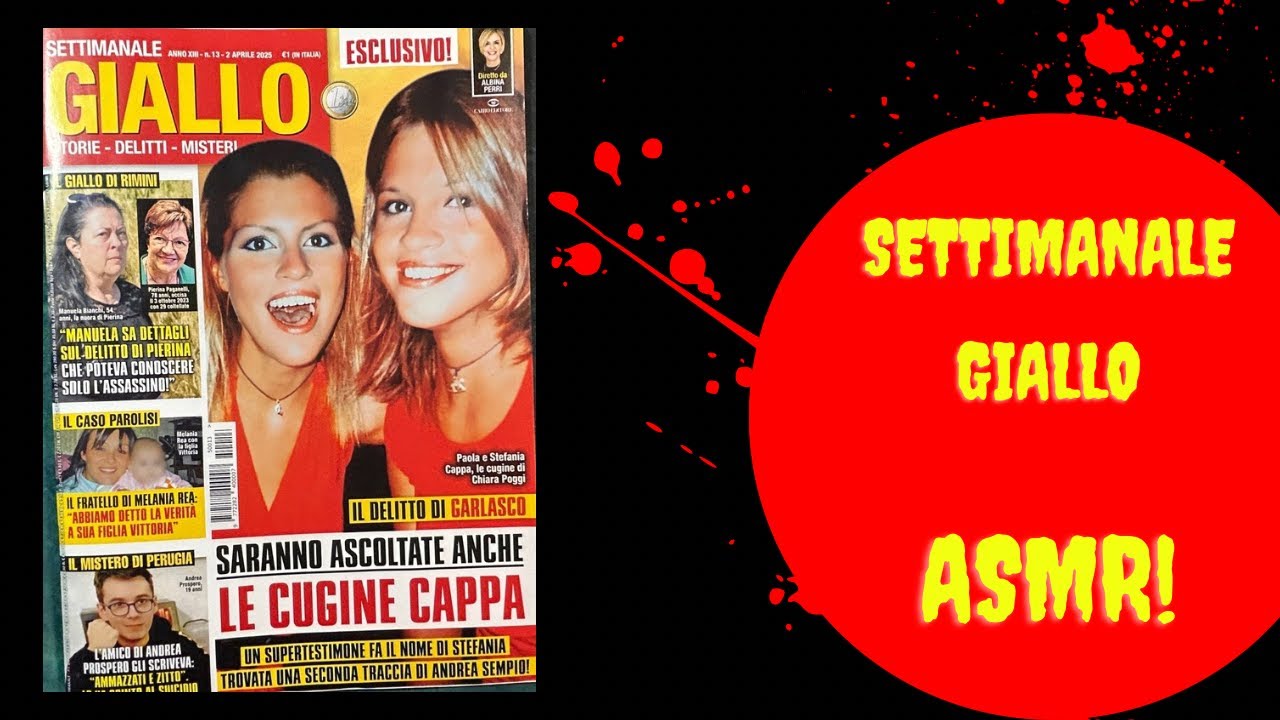 🎧 ASMR // Settimanale Giallo