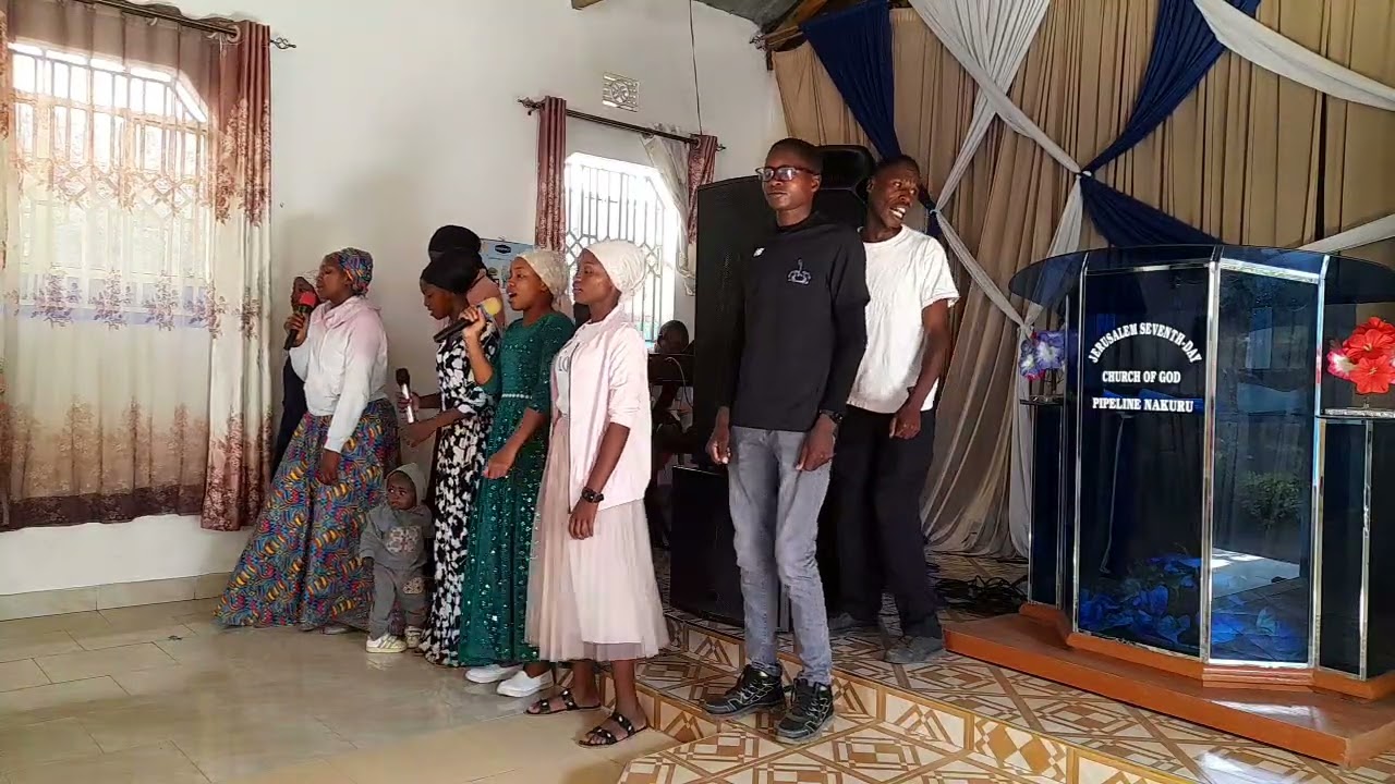 Team Pipeline Church Youth praising Elohim