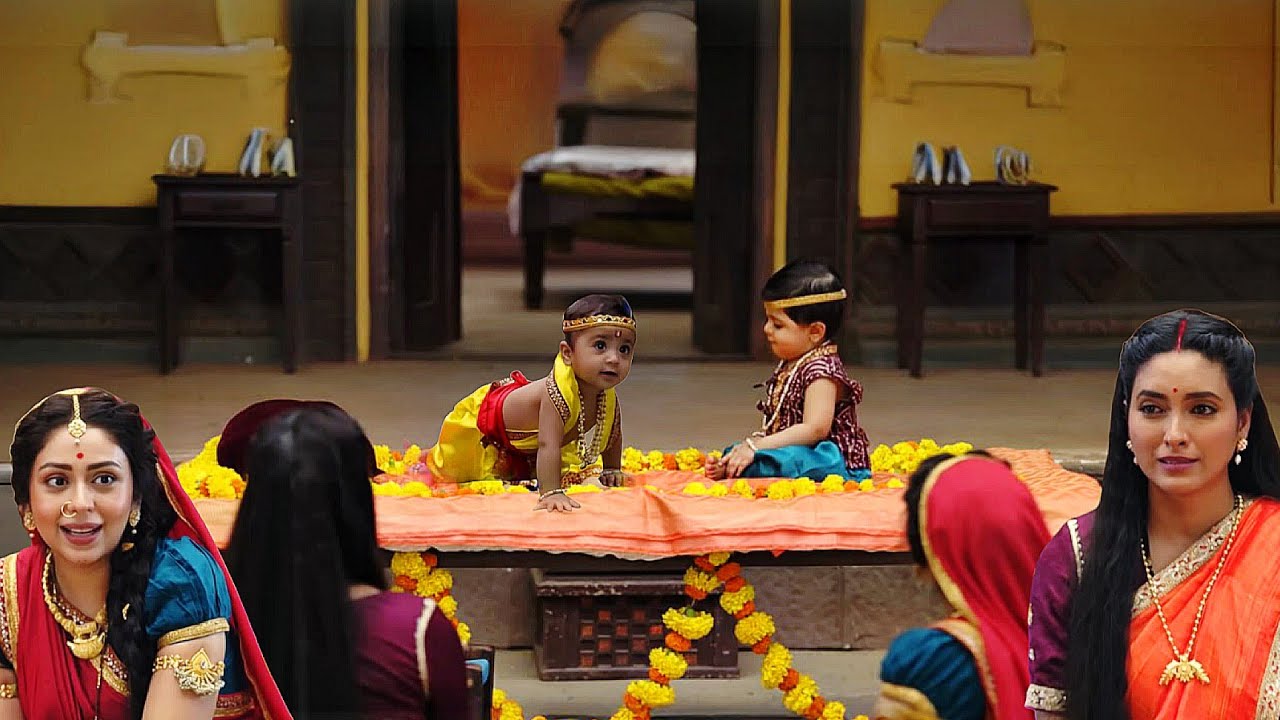 कान्हा और बलदाऊ को एक साथ देख दोनों मैया ख़ुशी से झूम उठी || Yashomati Maiyaa Ke Nandlala ||