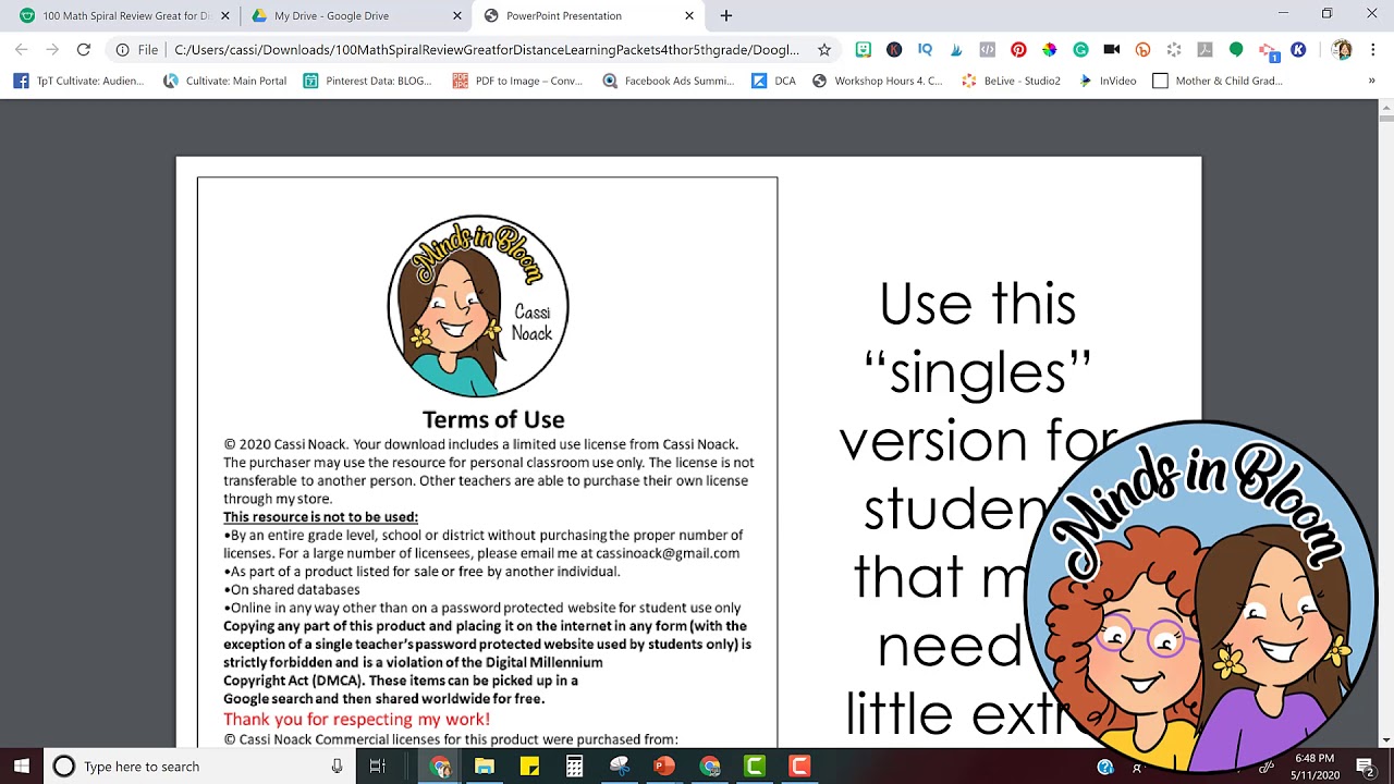 Breaking Apart PDF Files into Smaller Files - Great for Distance Learning