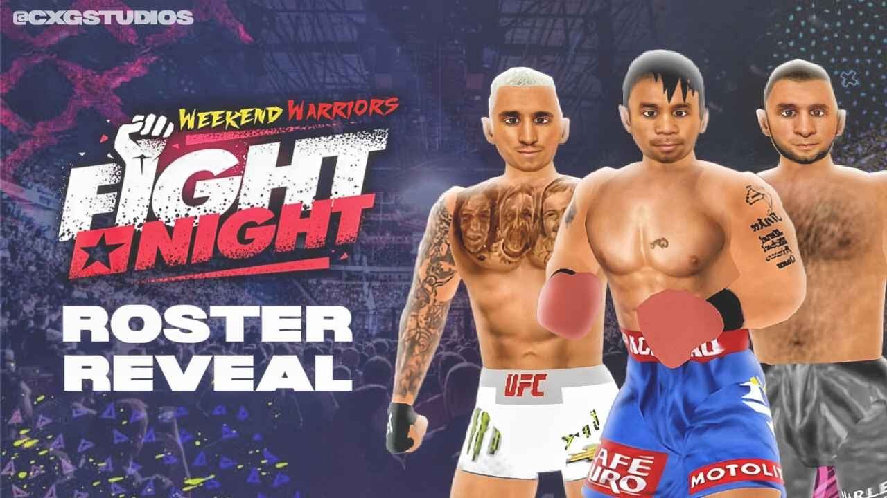 Weekend Warriors Fight Night RELEASE DATE | Mod  Showcase pt 2 by @cxgstudios