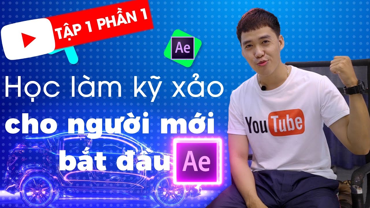 Hướng dẫn After efects cơ bản cho người mới bắt đầu -  Học After effects cơ bản tập 1