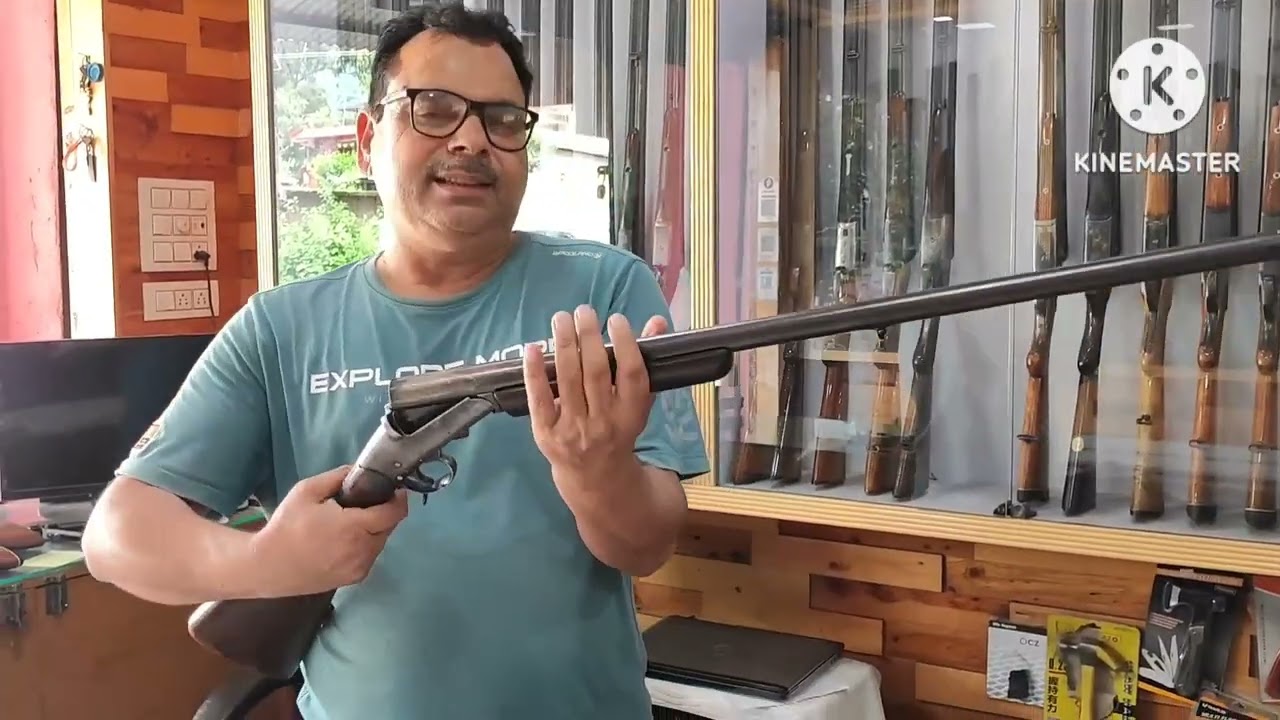 Fusil Simplex caliber 12 single shot shotgun made in France.