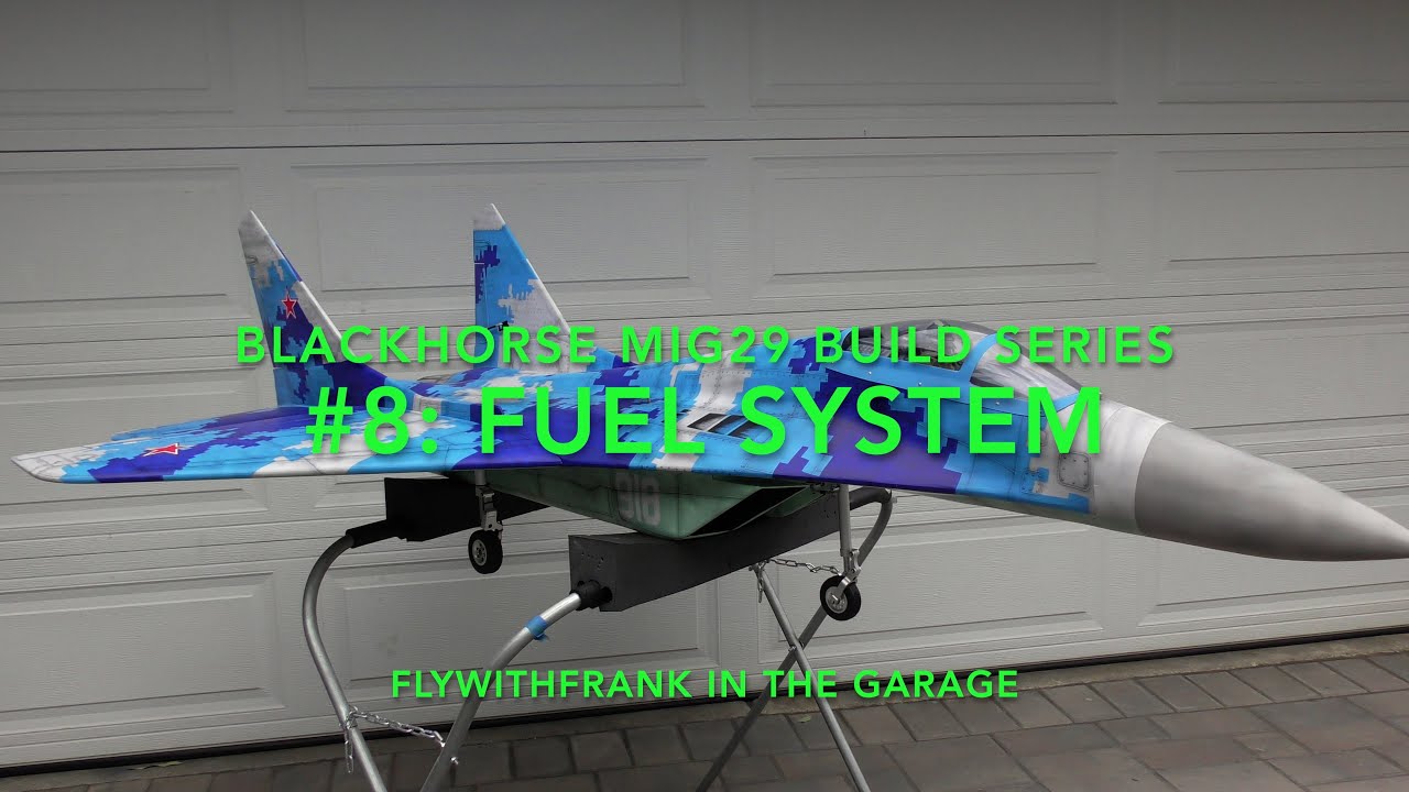 BlackHorse Mig29 Build Series #8: Fuel System Installation
