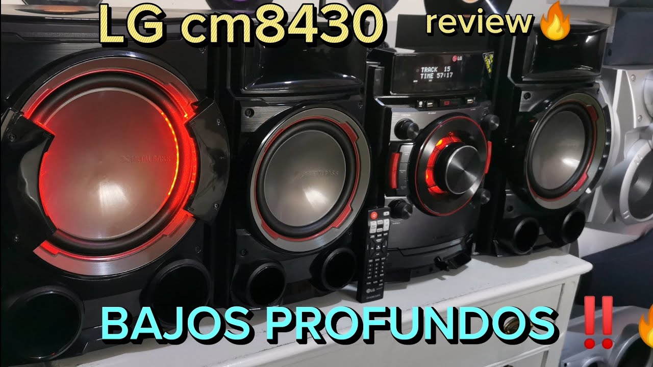 LG cm8430 🔥🔊 análisis // review // X metal bass BAJOS PROFUNDOS‼️ 😎