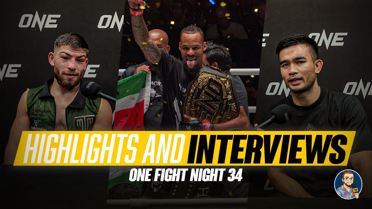 ONE Championship Post-Fight Interviews & Highlights | ONE Fight Night 34