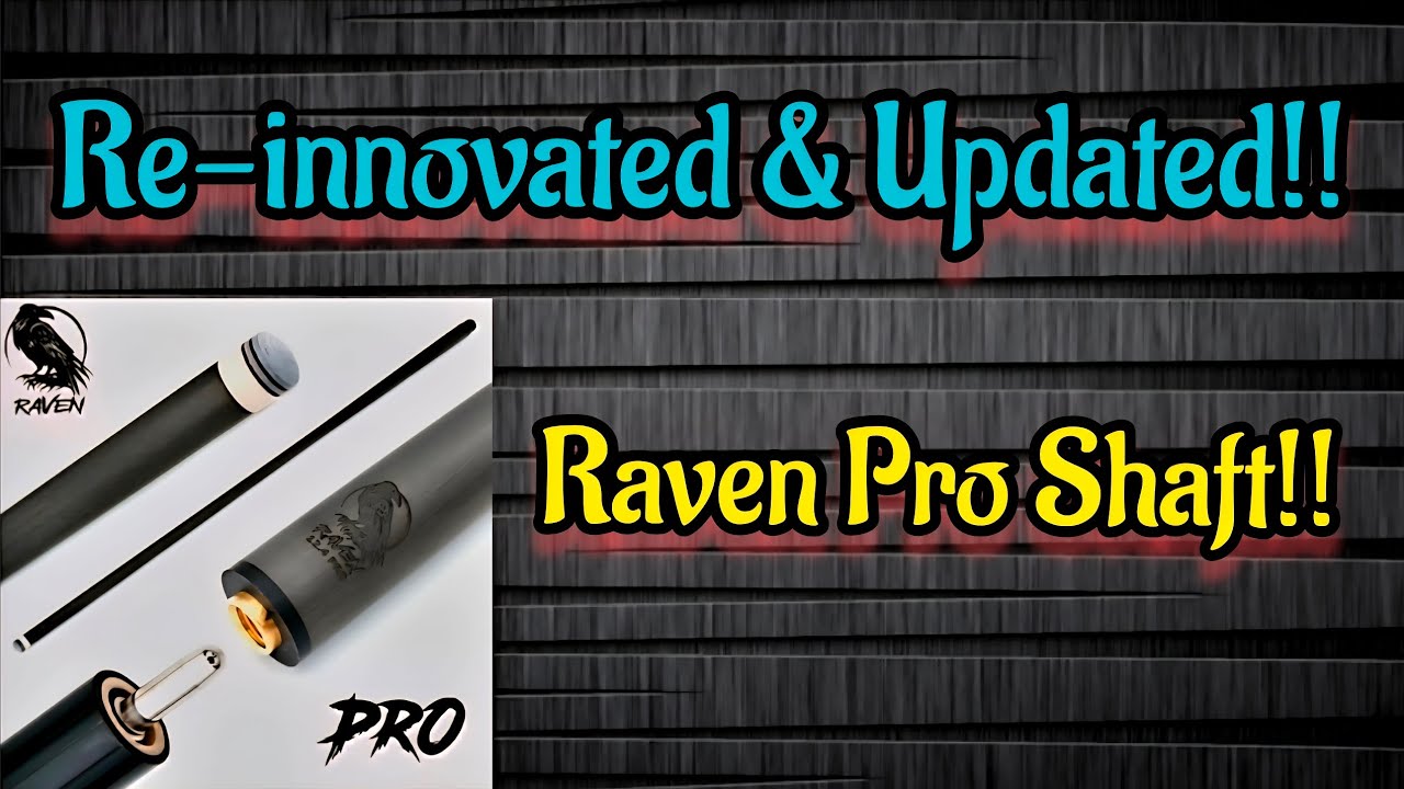 Raven Pro Shaft updated w/ new specs and improved material @raven_cues @RacksNStacksPoolHall-WacoTx 