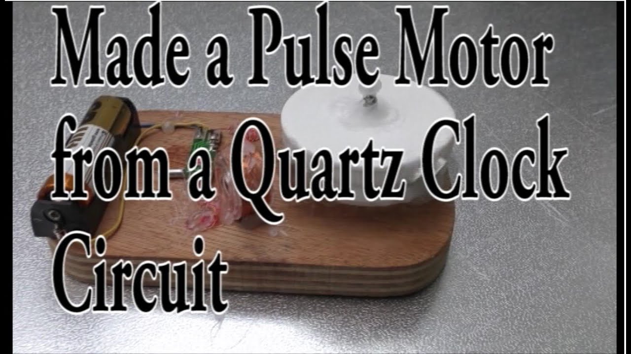#121. Made a Pulse Motor from a Quartz Clock Circuit